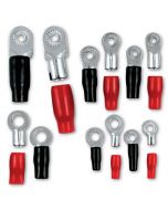 T-Spec V8-ST3 Pack of 5 V8 Series 8 Gauge #10 Barrier Nickel Plated Spade Terminals