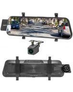 DISCONTINUED - VanTop H610 10” HD Touchscreen Rearview Mirror Monitor with 2.5K Front Camera DVR and HD Backup Camera