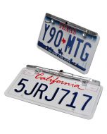 DISCONTINUED - Boyo VTL405 Ultra-Slim Metal Bar Type License Plate Camera Chrome Zinc