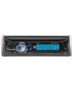 Dual XD250 Single DIN 2-Channel Car Stereo CD Receiver with Aux-In & USB Charging Ports