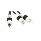 Stinger SI82YF 8000-Series (2) Female to (1) Male Y-Adapter Car Stereo RCA Interconnect Cable