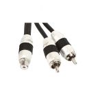 Stinger SI82YM 8000-Series (2) Male to (1) Female Y-Adapter Car Stereo RCA Interconnect Cable