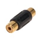 Accele 0015G Female to Female Gold RCA Barrel Connector