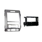 Metra 99-5820SS Stainless Steel Single DIN Installation Kit for Ford F-150 2009-UP