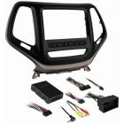 Metra 99-6526BZ Single or Double DIN Car Stereo Dash Kit for 2014 - 2017 Jeep Cherokee Latitude and Jeep Cherokee Limited - Bronze