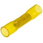 Accelevision 103HS Yellow 10 - 12 Gauge Heat Shrink Butt Connectors - 100 Pack