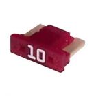 Accele 6710 10 Amp Low-Profile Mini Fuses - 10 pack