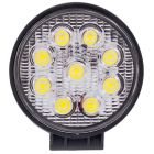 Quality Mobile Video LL27WAF 4.5 inch Round 60 Degree Flood Light with 9 High Power LED's and 27 Watts of Power