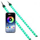 Accelevision LW200-BT Dual 12″ RGB LED Lighting Strip Kit with Bluetooth controller