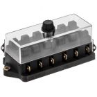Accelevision 30116 6-Fuse Water Resistant Fuse Distribution Block