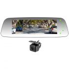 Safesight RVMZH7001HD 7.3 inch Clip-On Rearview Mirror Monitor with HD Display and Surface Mount Backup Camera