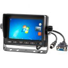 SafeSight TOP-5001VGA 5" LCD Monitor  - Front view with Windows 7 desktop