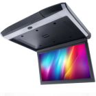 Accelevision ZFD156BN 15.6 inch Overhead Flip Down Monitor with HDMI Input Micro SD card reader and USB input