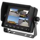 Boyo VTM5OOOQ4 5 Inch LCD Quad Screen Monitor with removable sun shade and triggered inputs