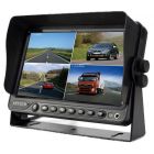 Boyo VTM7012QFHD 7" AHD/Composite video Universal Quad-Screen Monitor with Built in DVR and triggered video inputs