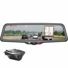 Boyo VTR96M 9.35” HD Rearview Mirror Monitor with Front Camera DVR and Backup Camera