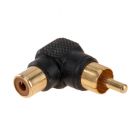 Accele RCA-R Right-Angle Gold RCA Connectors