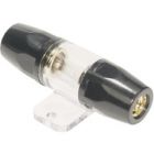 Metra GFBW1 Gold Series In-Line AGU Fuse Holders - Black Caps