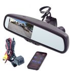 Gryphon Mobile RVM403DVR 4.3" OEM Replacement Rearview Mirror with Built in front camera and DVR