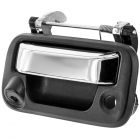 iBeam TE-FCTGC Factory Replacement Tailgate Handle Camera for 2004 - 2014 Ford F-150, plus 2008-2014 F-250 and F-550 - Chrome 
