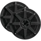 Boss Audio MR62B 2-Way Full-Range Marine Speakers (6.5", Black)