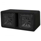Kicker 44DL7S122 Dual 12 inch Square Solo-Baric Subwoofer System