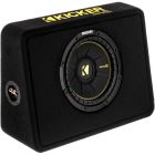Kicker CompC 44TCWC102 300 Watt RMS 10 inch Subwoofer with Enclosure - Single 4 Ohm Voice Coil