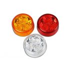 Safesight LD2001AC 2 inch Marker 3 Square Amber LED Diodes Clearance and Side Light for RV, Bus or Truck - 70DV12AC
