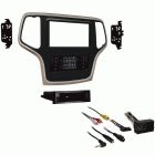 Metra 99-6536BZ Single or Double DIN Car Stereo Dash Kit for 2014 - 2017 Jeep Grand Cherokee - Bronze finish