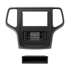 Metra 99-6536S Single or Double DIN Car Stereo Dash Kit for 2014 - 2017 Jeep Grand Cherokee - Silver finish