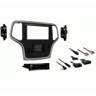 Metra 99-6536S Single or Double DIN Car Stereo Dash Kit for 2014 - 2017 Jeep Grand Cherokee - Silver finish