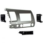 Metra 99-7871 Single or Double DIN Grey Dash Kit for 2006 - 2011 Honda Civic