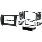 Metra 99-8220 Single or Double DIN Car Stereo Dash Kit for 2007 - 2013 Toyota Tundra and 2008 and Up Toyota Sequoia - Matte Black