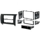 Metra 99-8220HG Single or Double DIN Car Stereo Dash Kit for 2007 - 2013 Toyota Tundra and 2008 and Up Toyota Sequoia - High Gloss Black