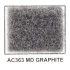 Metra AC363 40" Wide x 50 Yard Long Acoustic Carpet - Medium Graphite