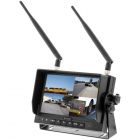 iBeam TE-4WCM Wireless 7 inch LCD Monitor with Quad Screen capability and Built in DVR