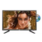 Naxa NTD-2457A 24" HD LED TV with AC/DC power adapter and built in DVD