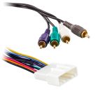 Metra 70-7553 Turbo Wire 2007 - 2018 Nissan Car Stereo RCA Wire Harness