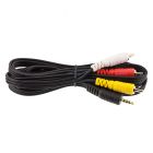 3.5mm Phono Plug to Audio Video RCA Cable