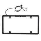 Boyo VTL375 Ultra Slim Zinc Metal License Plate Camera (Black) CCD