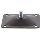 Panavise 861 Square Mounting Base 2.5" x 2.5" with 1/4 x 20 thread - Black