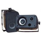 Pyle PDWR30B 3.5" Indoor/Outdoor Waterproof Speakers Black