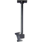 Peerless LCC-18 18" - 30" Adjustable Length LED Ceiling Mount Without Cord Management Cover Black