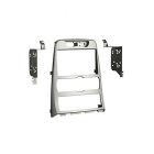 Metra 95-7336S Silver Dash Kit Turbokit Double DIN or ISO Stacked Hyundai Genesis Coupe 2010 Vehicles (with Auto Climate Controls)