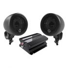 Planet Audio PMC2B Motorcycle/ATV Sound System with Bluetooth Audio Streaming - Black