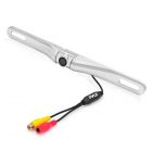 Pyle PLCM18SC Silver Zinc Metal Bar type License Plate Backup Camera