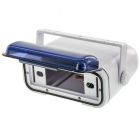 Pyle PLMRCW3 Universal Marine Stereo Housing with Full Chassis-Wired Casing (White)