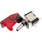 Quality Mobile Video 01004-R Large Tip illuminated SPDT Toggle Switch with Protective cover - Red