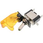 Quality Mobile Video 01004-Y Large Tip illuminated SPDT Toggle Switch with Protective cover - Yellow
