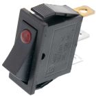 Quality Mobile Video 01005R Single Slot SPDT Rocker Switch with Illuminated Indicator